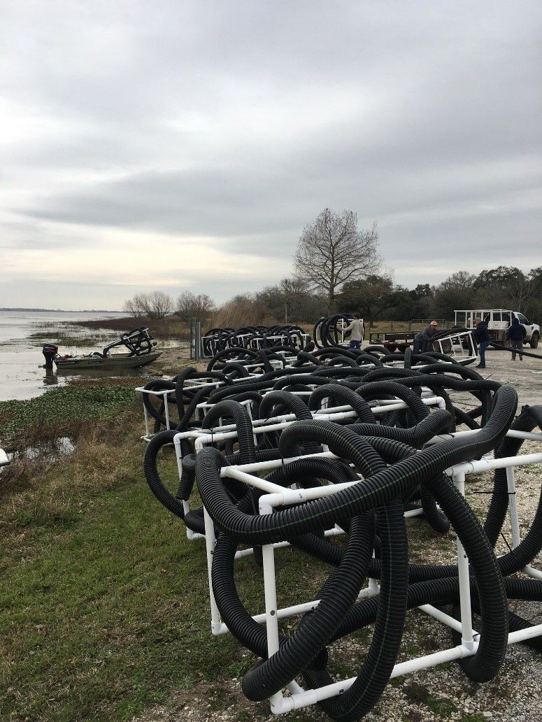 Lake Texana receives underwater habitat